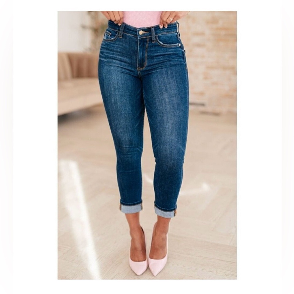 Judy Blue Skinny Fit Capri Denim Jeans Size 11/30
